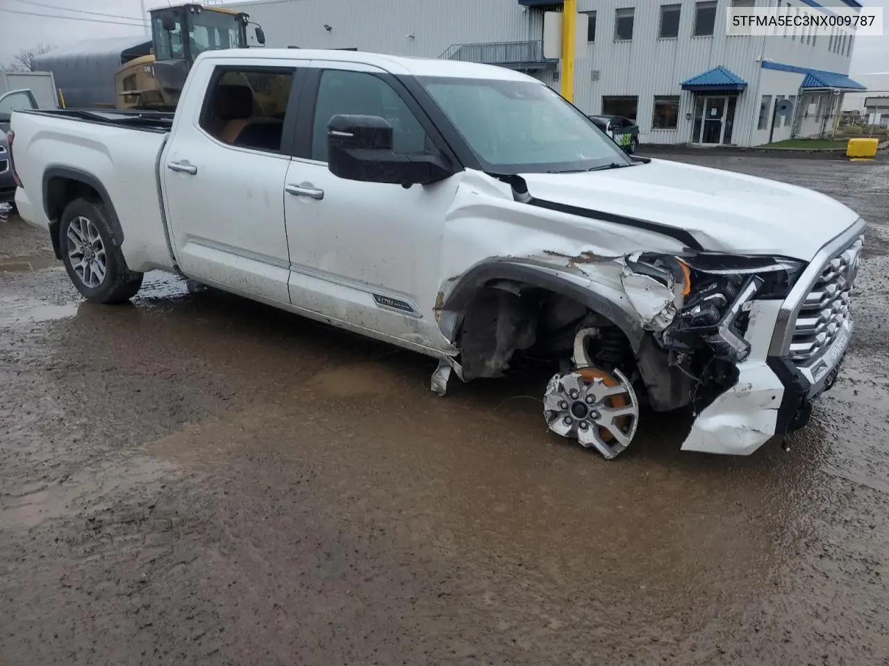 2022 Toyota Tundra Crewmax Platinum VIN: 5TFMA5EC3NX009787 Lot: 54762645