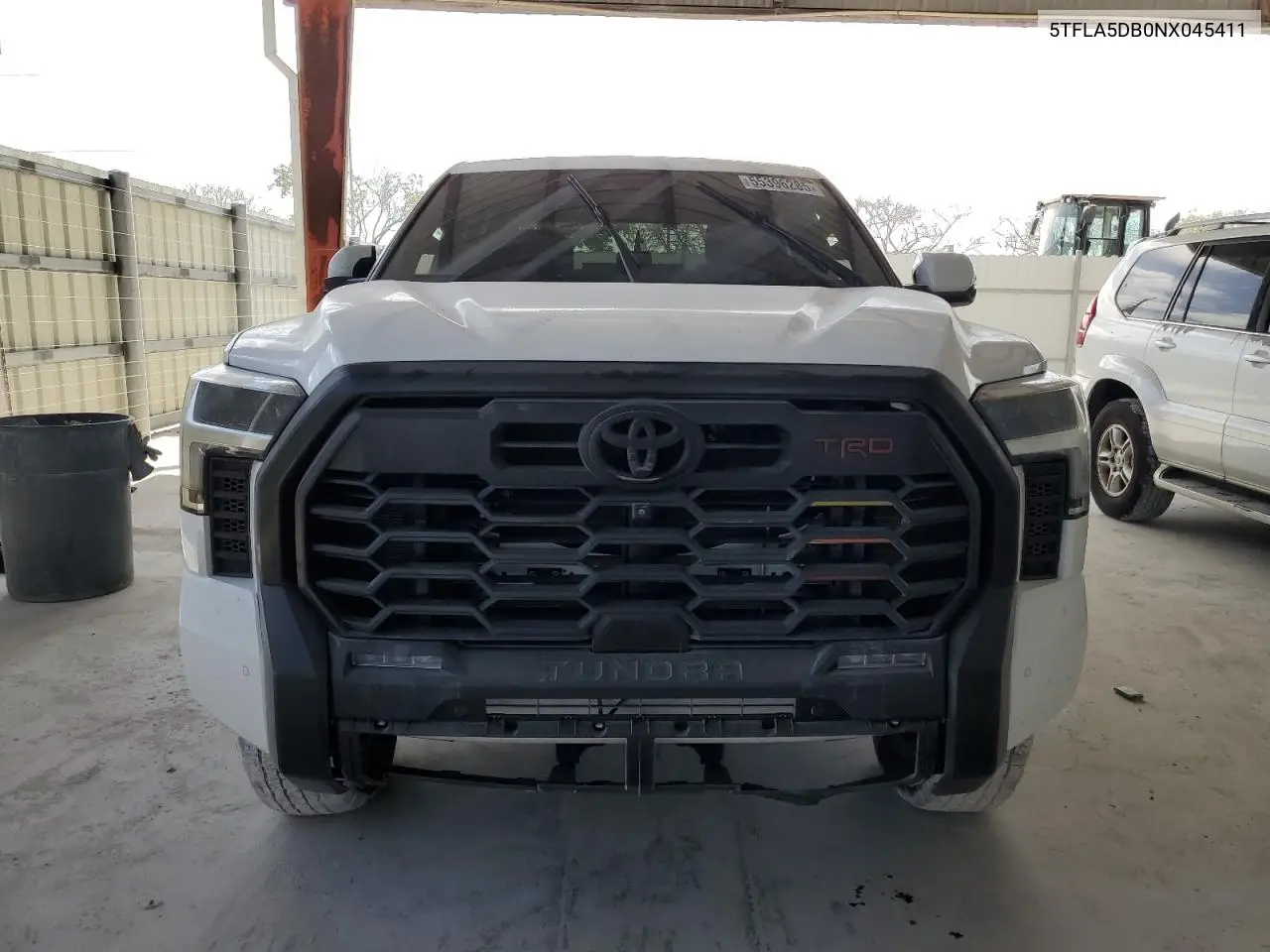 2022 Toyota Tundra Crewmax Sr VIN: 5TFLA5DB0NX045411 Lot: 55396285