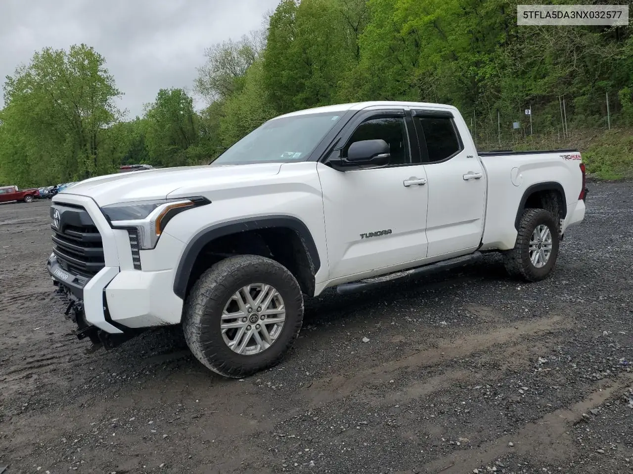 2022 Toyota Tundra Double Cab Sr VIN: 5TFLA5DA3NX032577 Lot: 55440025