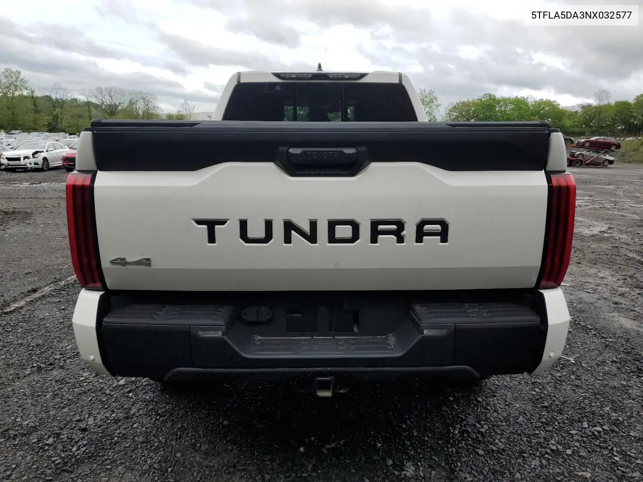2022 Toyota Tundra Double Cab Sr VIN: 5TFLA5DA3NX032577 Lot: 55440025