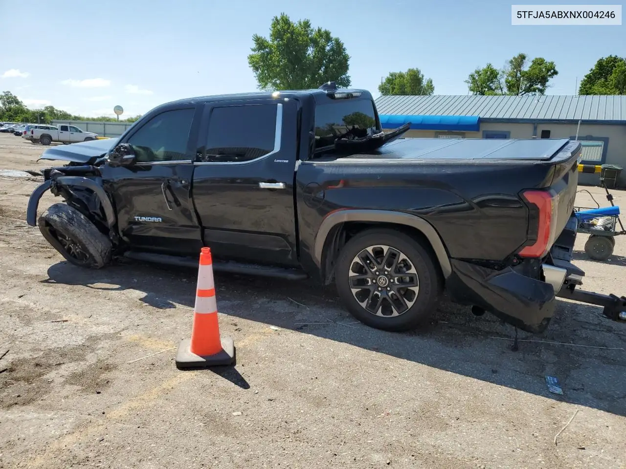 2022 Toyota Tundra Crewmax Limited VIN: 5TFJA5ABXNX004246 Lot: 55770835