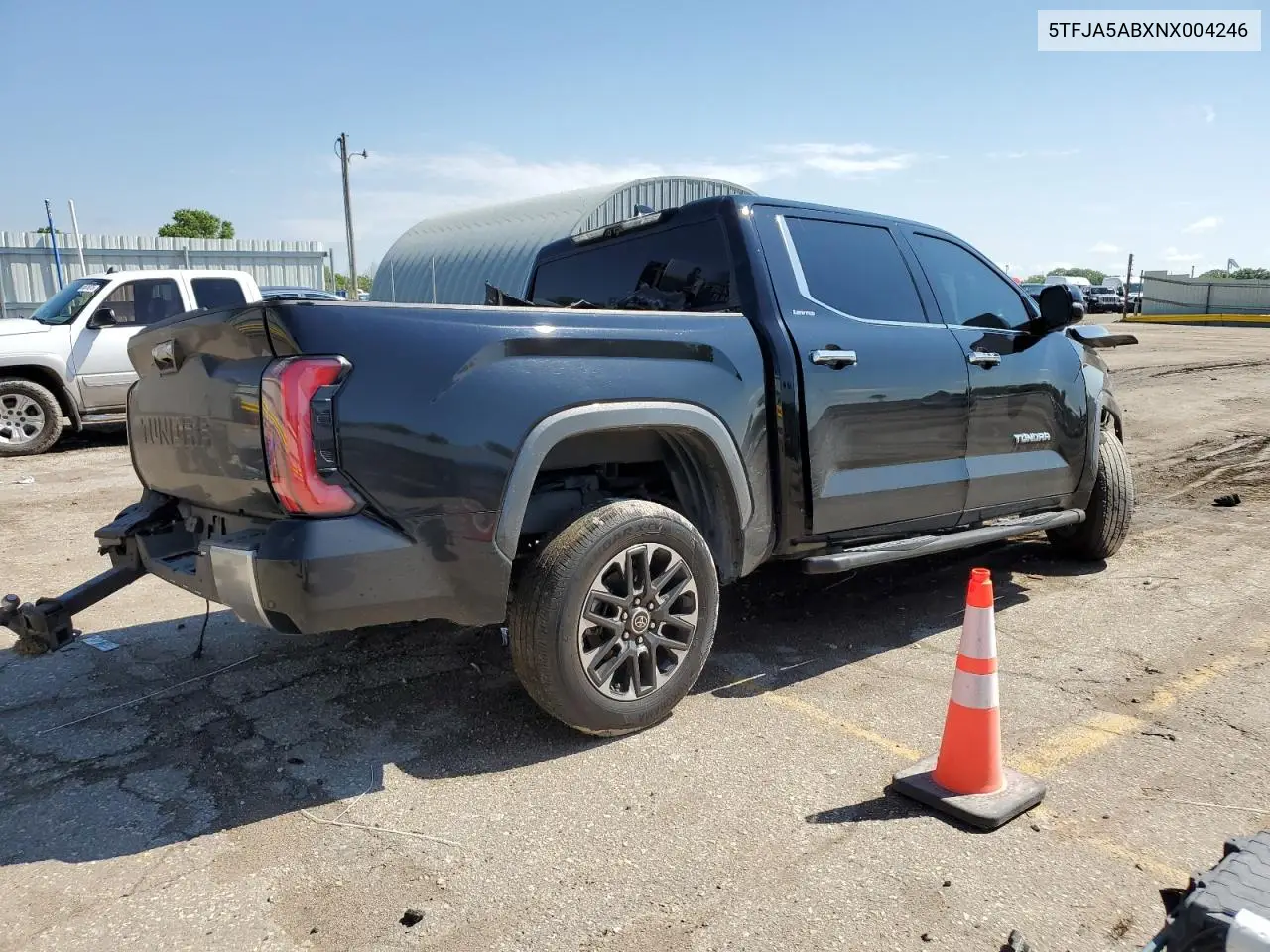 2022 Toyota Tundra Crewmax Limited VIN: 5TFJA5ABXNX004246 Lot: 55770835