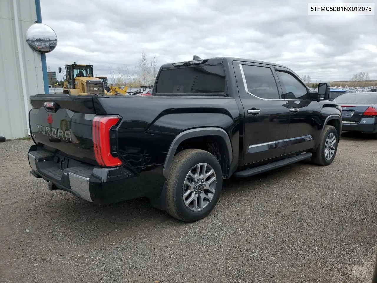 2022 Toyota Tundra Crewmax Platinum VIN: 5TFMC5DB1NX012075 Lot: 55941405