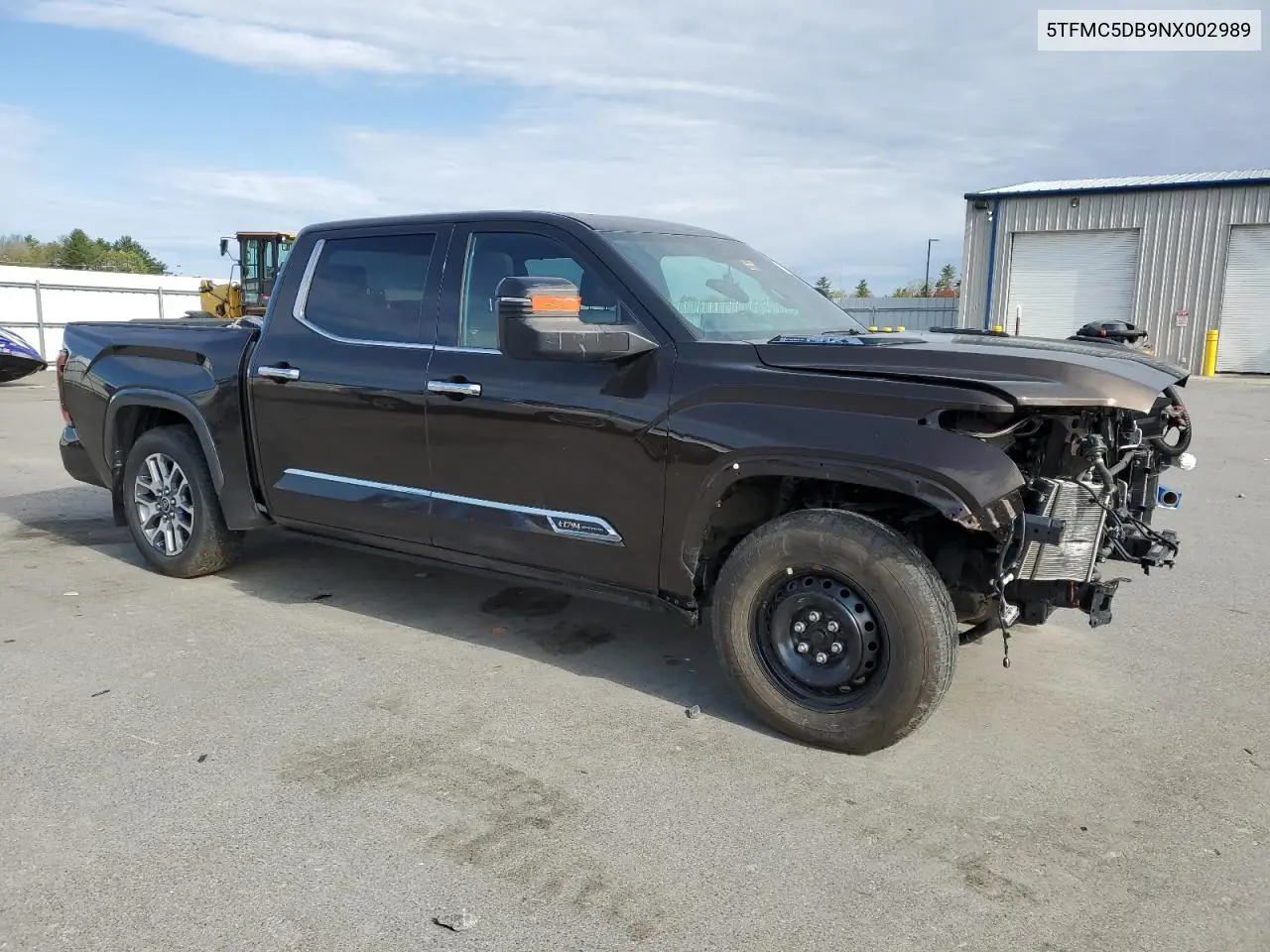 2022 Toyota Tundra Crewmax Platinum VIN: 5TFMC5DB9NX002989 Lot: 56206215