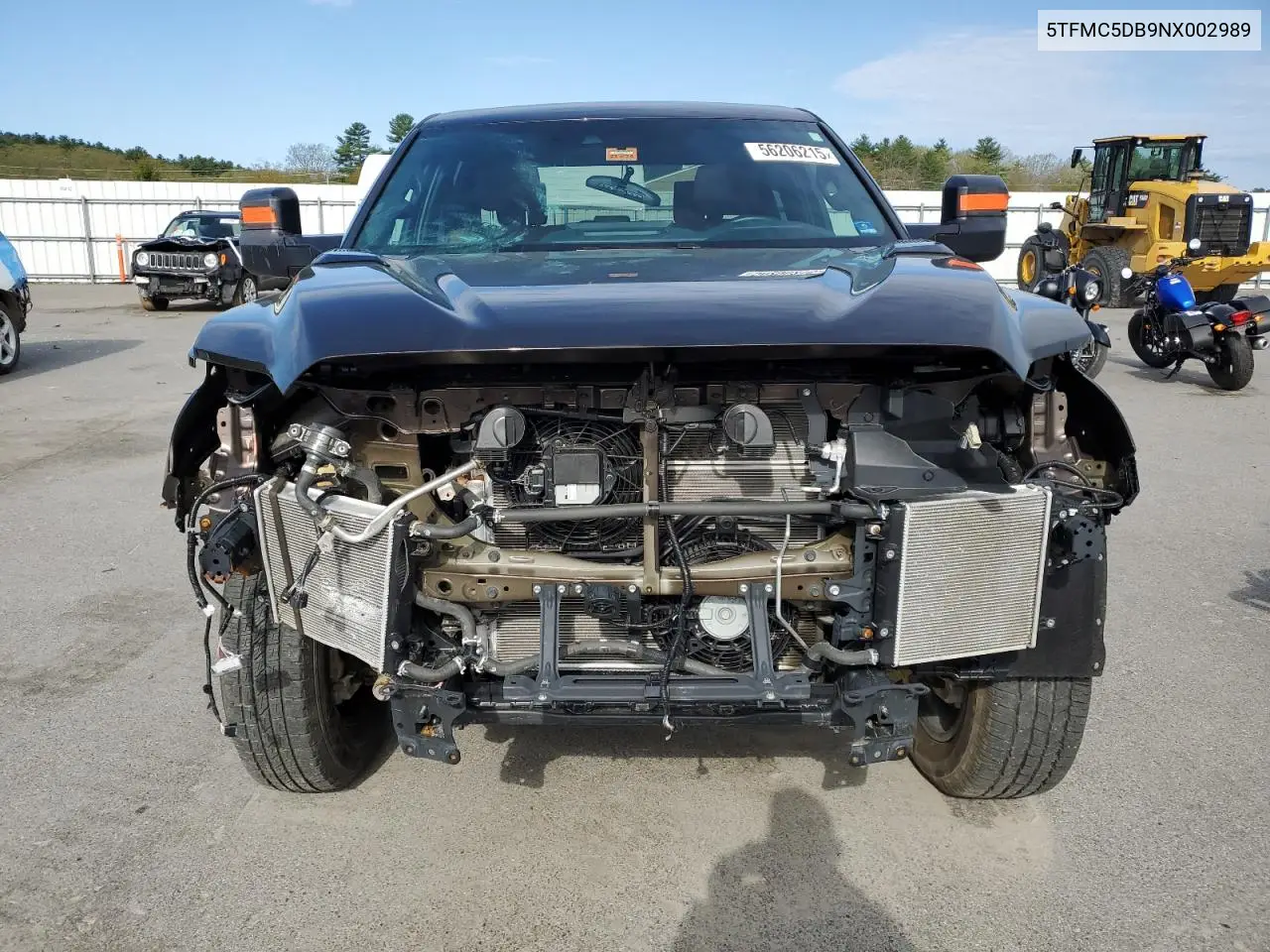 2022 Toyota Tundra Crewmax Platinum VIN: 5TFMC5DB9NX002989 Lot: 56206215
