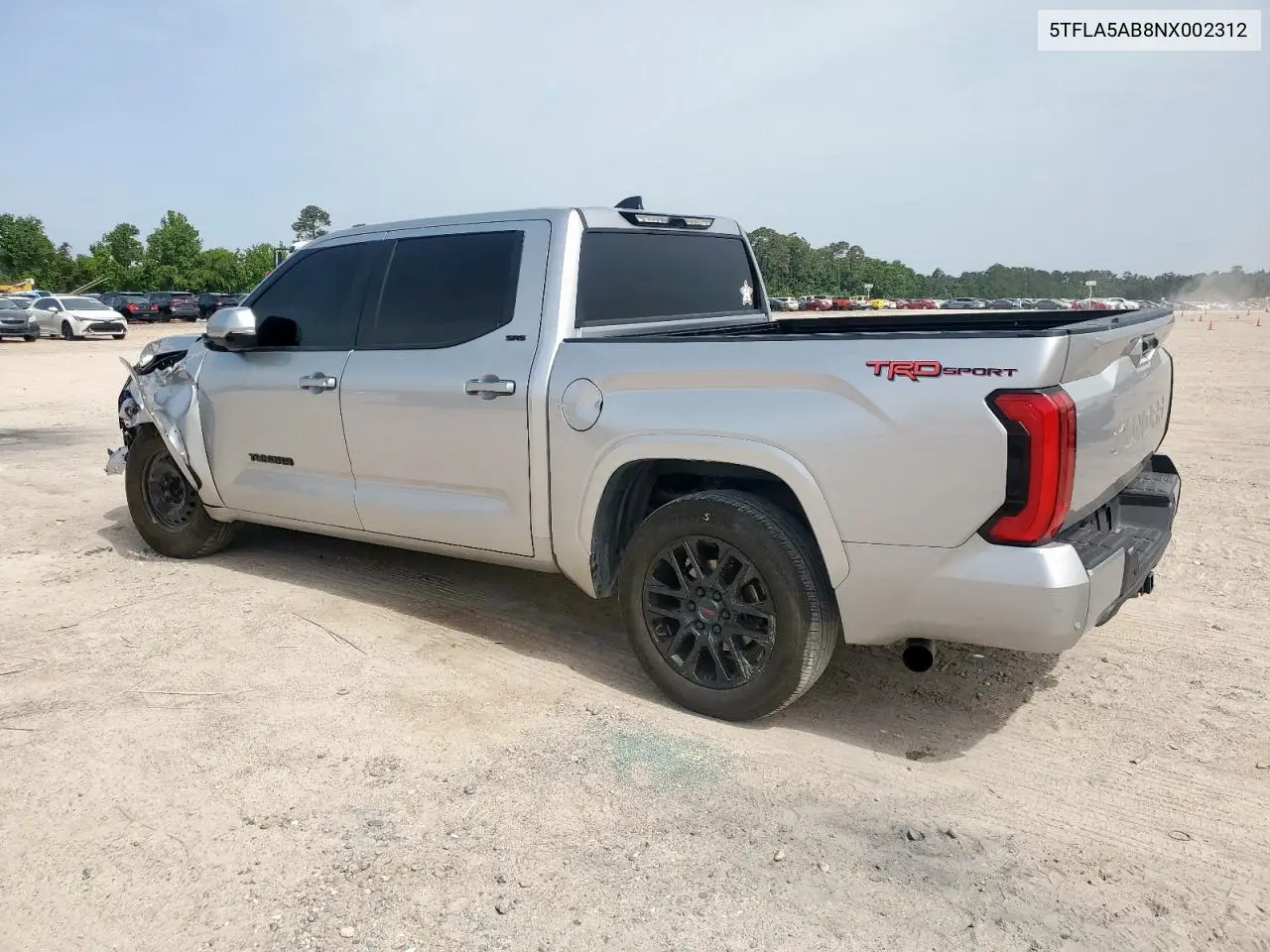 2022 Toyota Tundra Crewmax Sr VIN: 5TFLA5AB8NX002312 Lot: 57152505