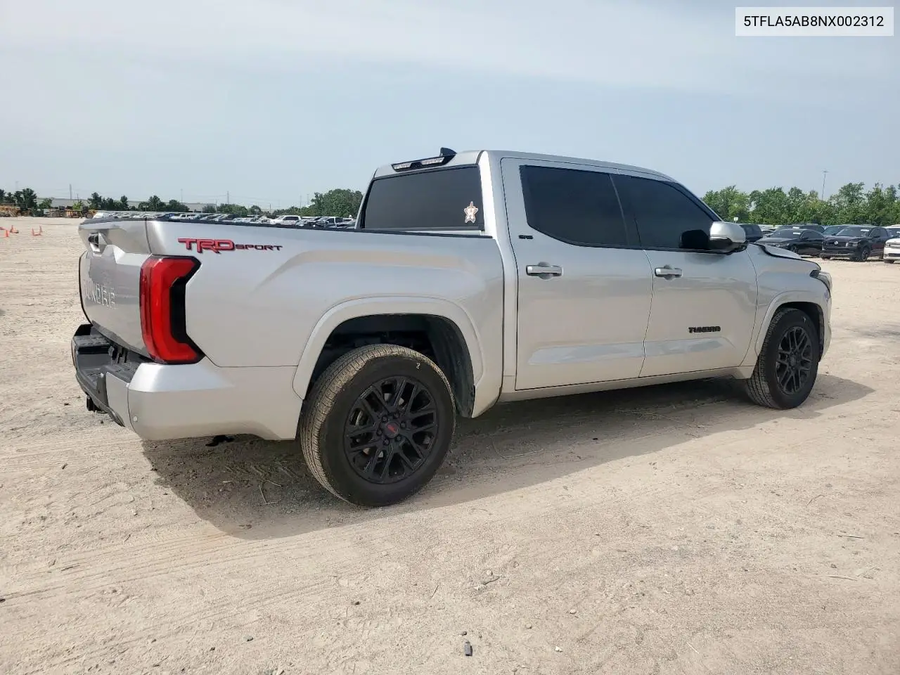 2022 Toyota Tundra Crewmax Sr VIN: 5TFLA5AB8NX002312 Lot: 57152505