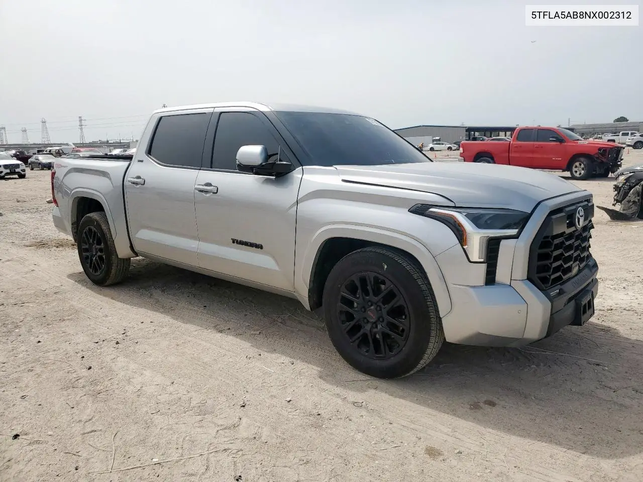 2022 Toyota Tundra Crewmax Sr VIN: 5TFLA5AB8NX002312 Lot: 57152505