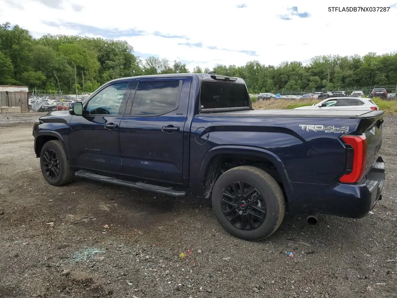 2022 Toyota Tundra Crewmax Sr VIN: 5TFLA5DB7NX037287 Lot: 57249995