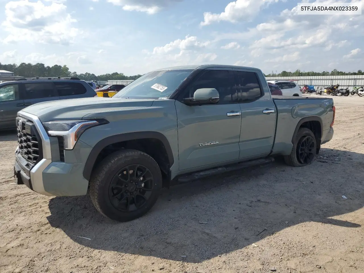 2022 Toyota Tundra Double Cab Limited VIN: 5TFJA5DA4NX023359 Lot: 57662755
