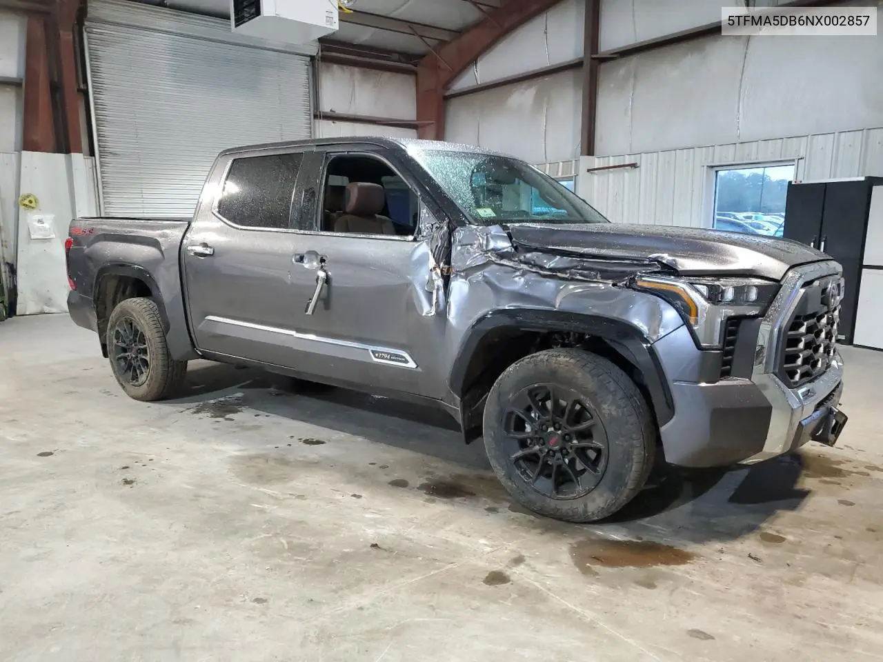 2022 Toyota Tundra Crewmax Platinum VIN: 5TFMA5DB6NX002857 Lot: 57826375