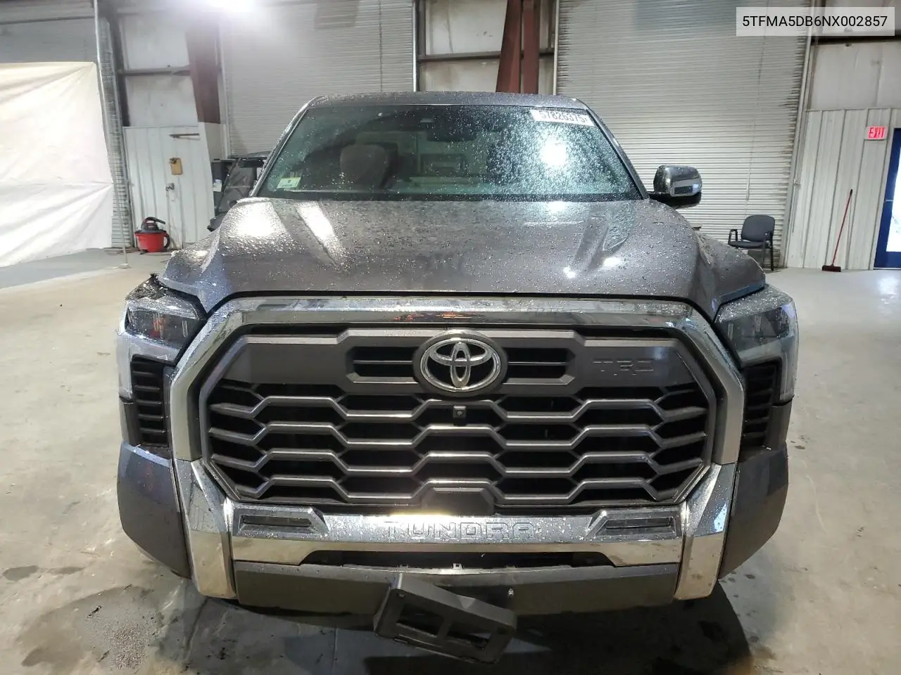 2022 Toyota Tundra Crewmax Platinum VIN: 5TFMA5DB6NX002857 Lot: 57826375