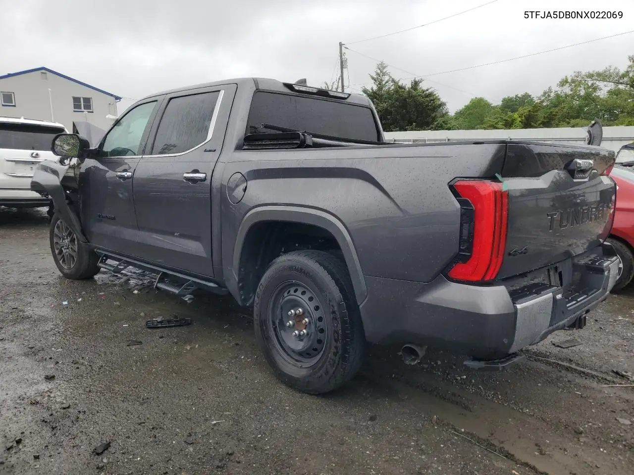 2022 Toyota Tundra Crewmax Limited VIN: 5TFJA5DB0NX022069 Lot: 58006515