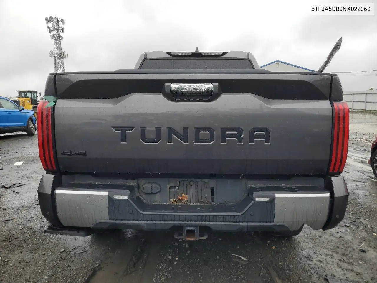 2022 Toyota Tundra Crewmax Limited VIN: 5TFJA5DB0NX022069 Lot: 58006515