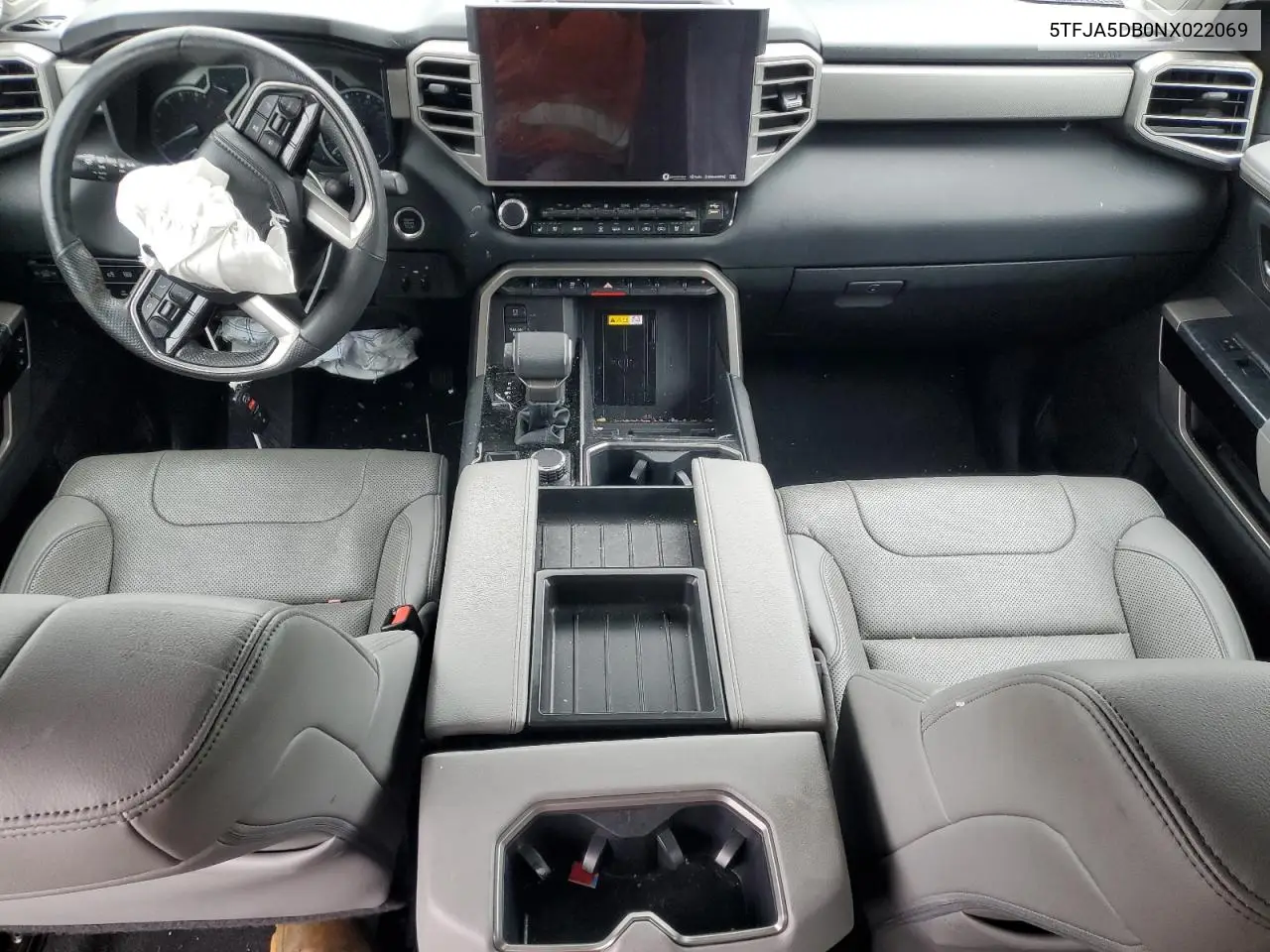2022 Toyota Tundra Crewmax Limited VIN: 5TFJA5DB0NX022069 Lot: 58006515