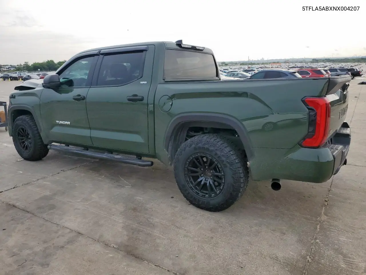 2022 Toyota Tundra Crewmax Sr VIN: 5TFLA5ABXNX004207 Lot: 59375675