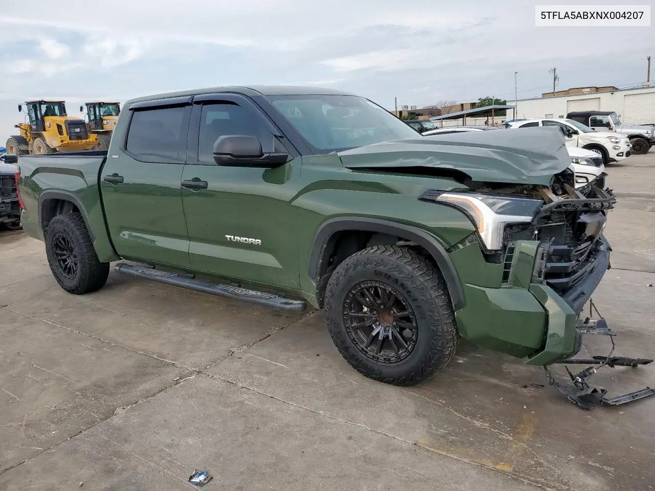 2022 Toyota Tundra Crewmax Sr VIN: 5TFLA5ABXNX004207 Lot: 59375675