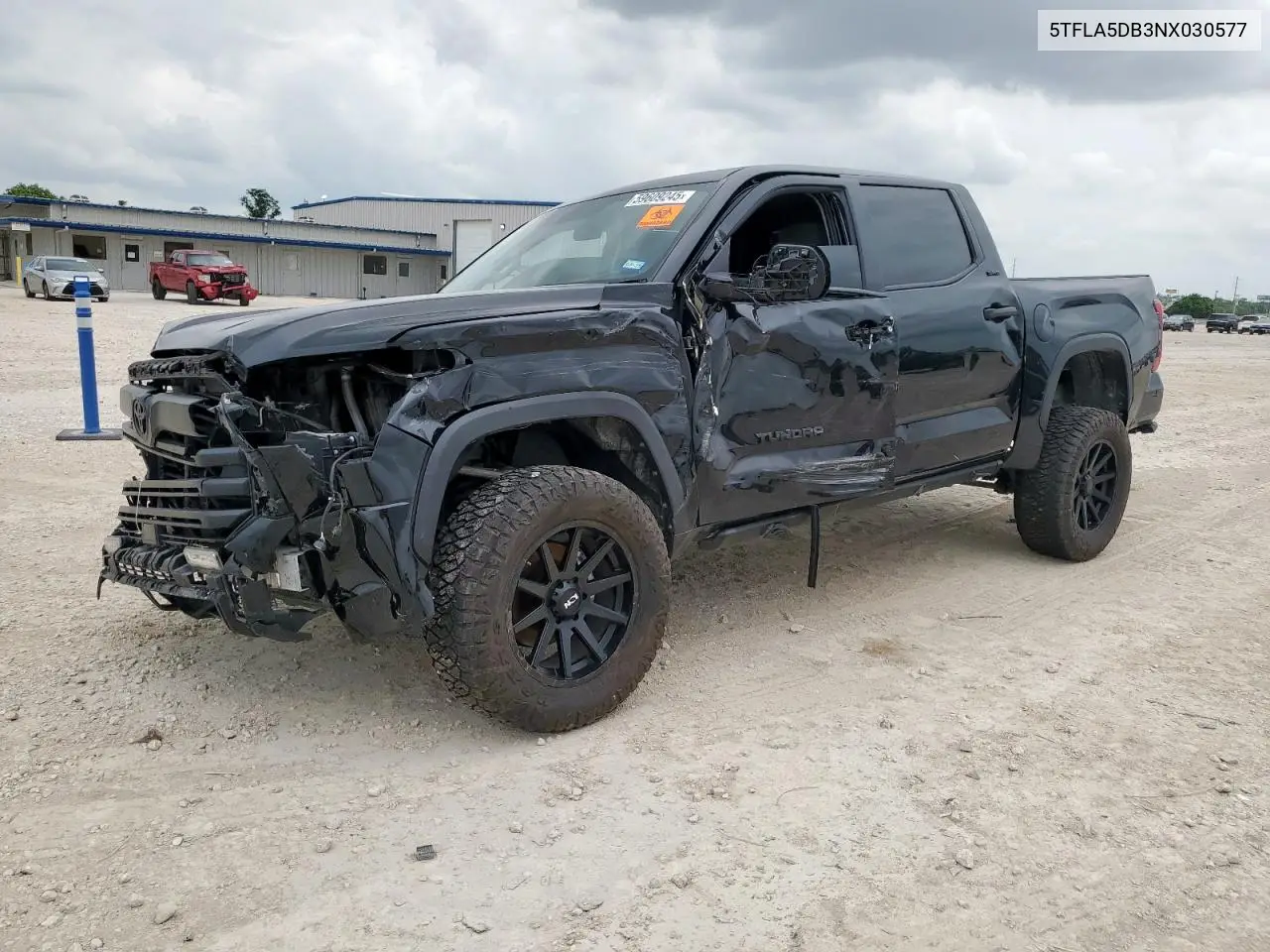 2022 Toyota Tundra Crewmax Sr VIN: 5TFLA5DB3NX030577 Lot: 59609245