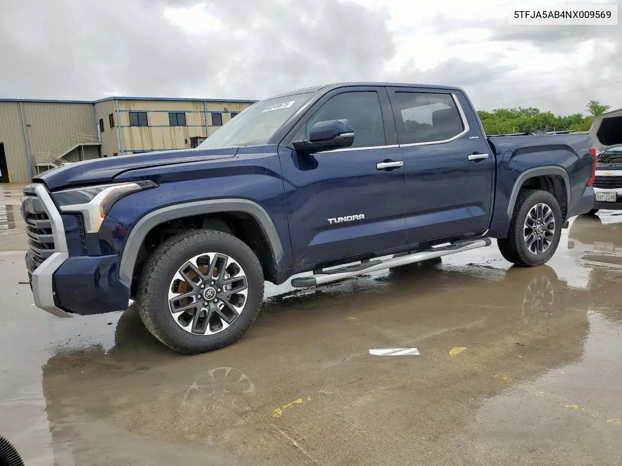 2022 Toyota Tundra Crewmax Limited VIN: 5TFJA5AB4NX009569 Lot: 60349575