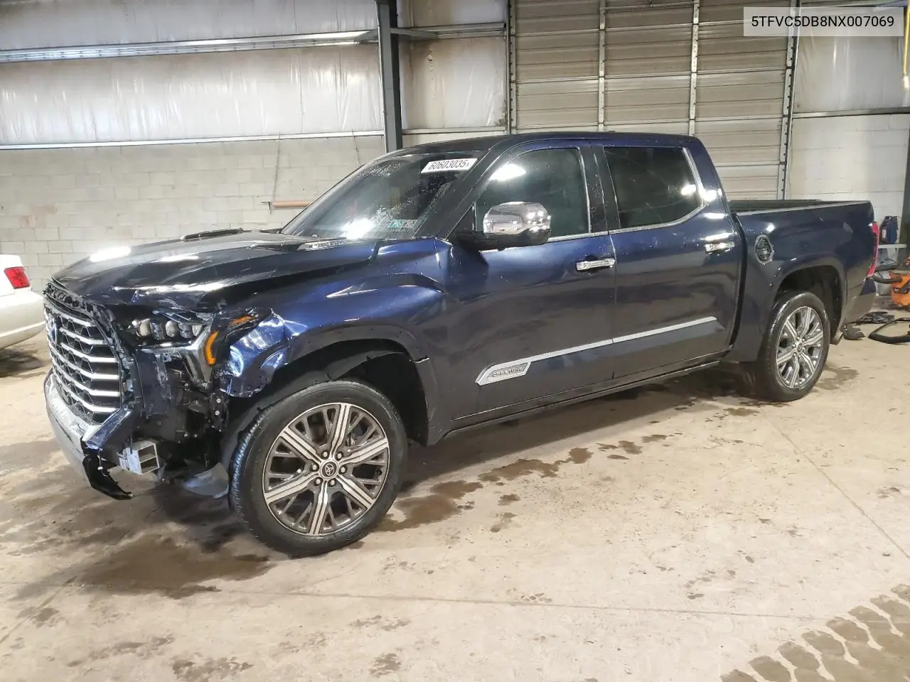 2022 Toyota Tundra Crewmax Capstone VIN: 5TFVC5DB8NX007069 Lot: 60603035