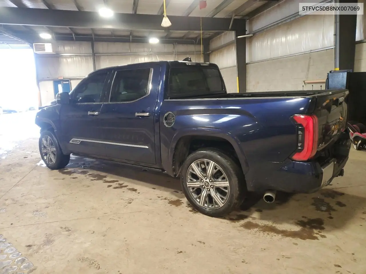 2022 Toyota Tundra Crewmax Capstone VIN: 5TFVC5DB8NX007069 Lot: 60603035