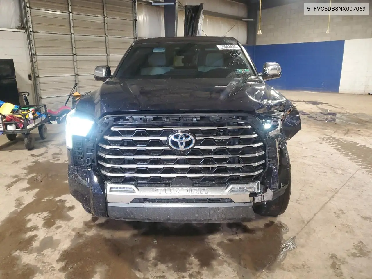 2022 Toyota Tundra Crewmax Capstone VIN: 5TFVC5DB8NX007069 Lot: 60603035