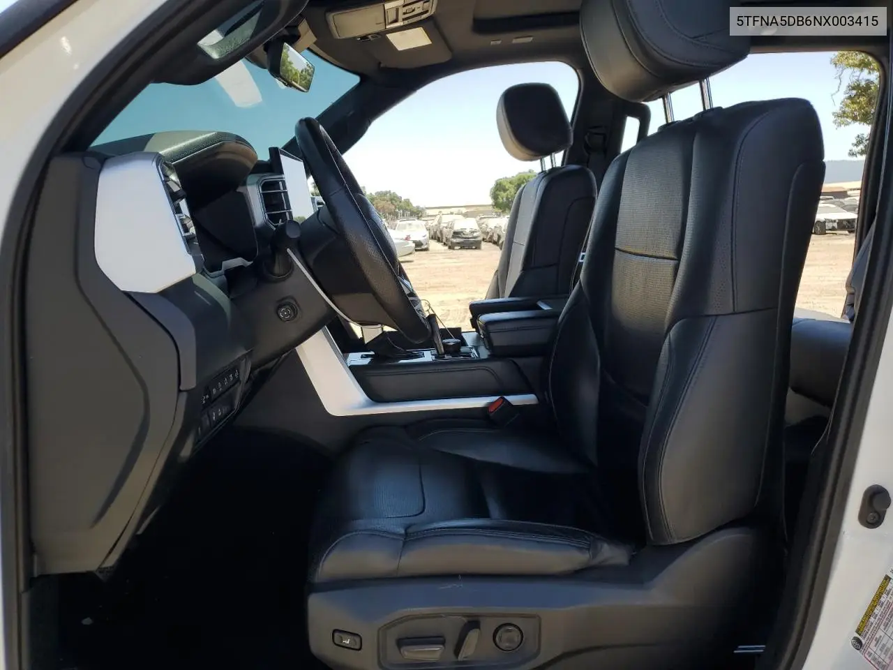 2022 Toyota Tundra Crewmax Platinum VIN: 5TFNA5DB6NX003415 Lot: 60794455
