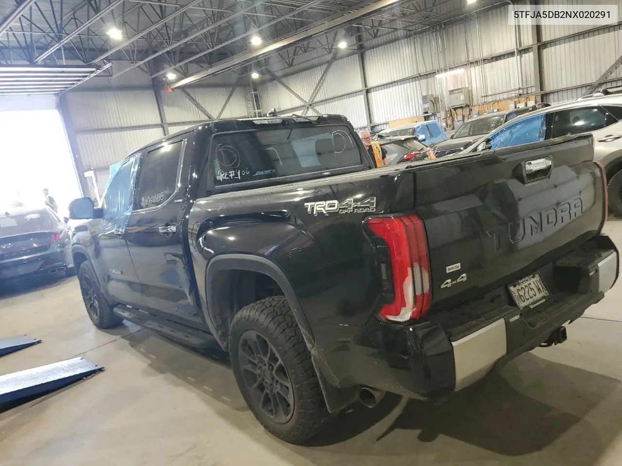 2022 Toyota Tundra Crewmax Limited VIN: 5TFJA5DB2NX020291 Lot: 60884865