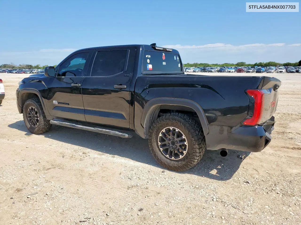 2022 Toyota Tundra Crewmax Sr VIN: 5TFLA5AB4NX007703 Lot: 61391925