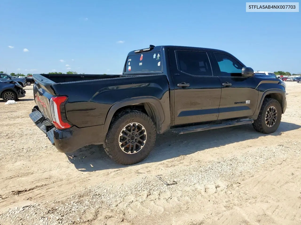 2022 Toyota Tundra Crewmax Sr VIN: 5TFLA5AB4NX007703 Lot: 61391925