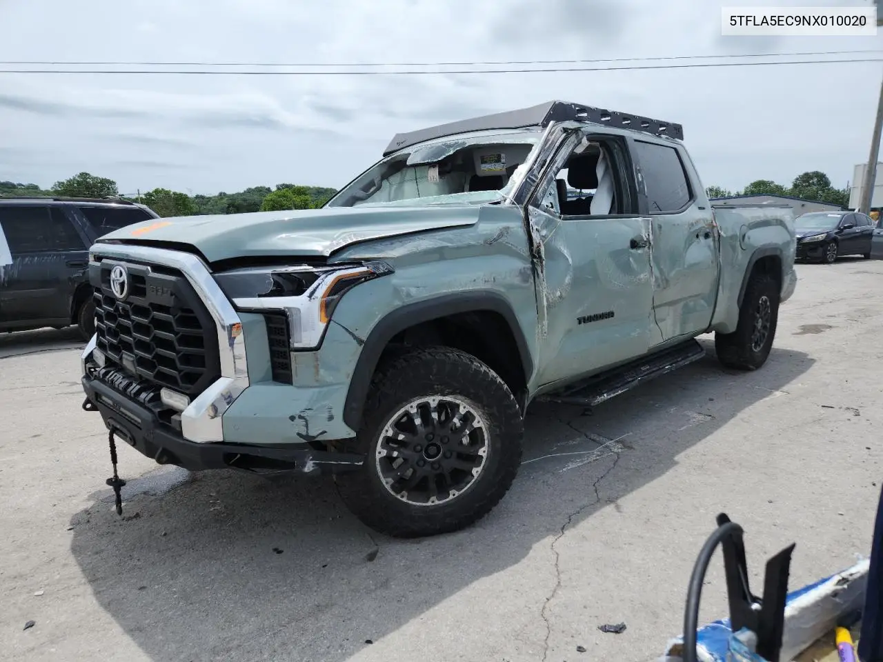 2022 Toyota Tundra Crewmax Sr5 VIN: 5TFLA5EC9NX010020 Lot: 61481635