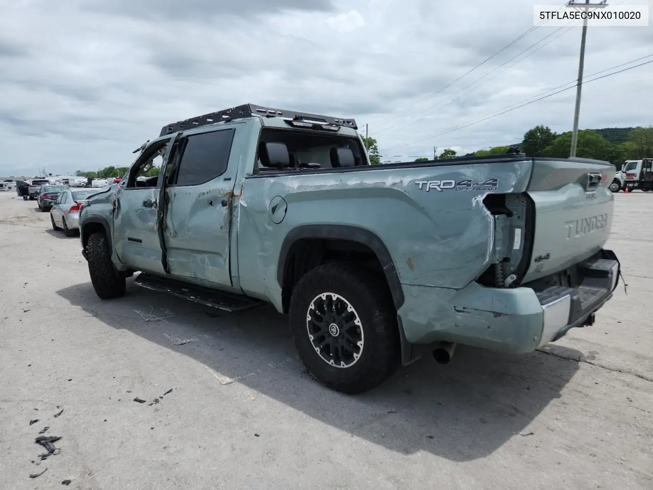 2022 Toyota Tundra Crewmax Sr5 VIN: 5TFLA5EC9NX010020 Lot: 61481635
