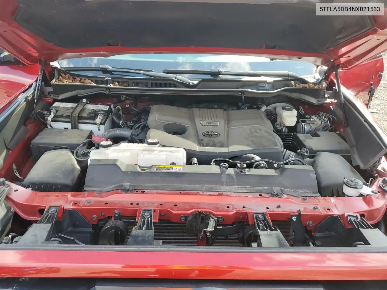 2022 Toyota Tundra Crewmax Sr VIN: 5TFLA5DB4NX021533 Lot: 61966195