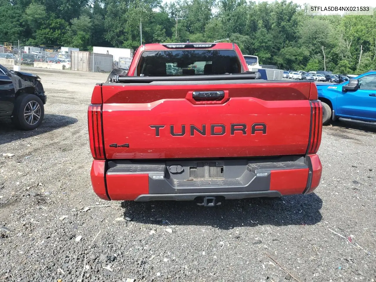 2022 Toyota Tundra Crewmax Sr VIN: 5TFLA5DB4NX021533 Lot: 61966195
