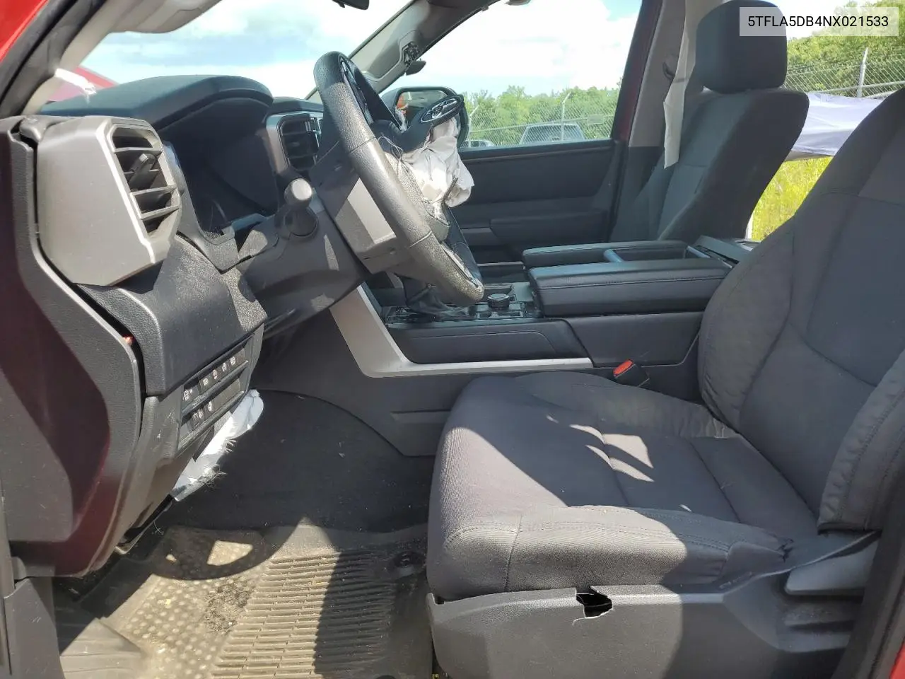 2022 Toyota Tundra Crewmax Sr VIN: 5TFLA5DB4NX021533 Lot: 61966195