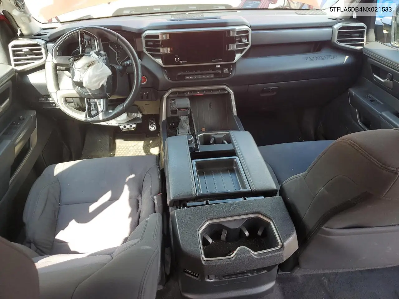 2022 Toyota Tundra Crewmax Sr VIN: 5TFLA5DB4NX021533 Lot: 61966195