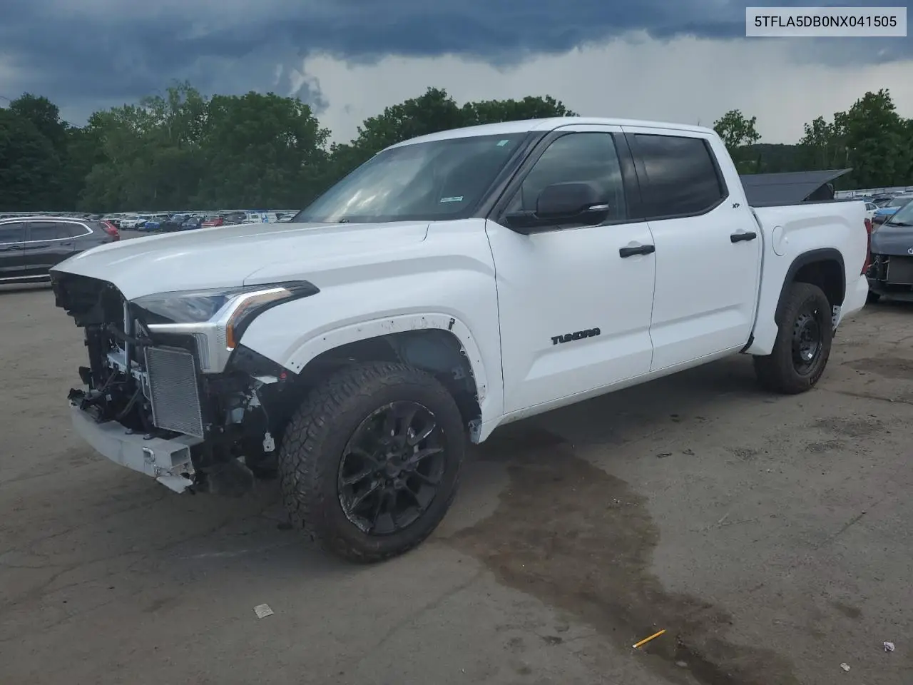 2022 Toyota Tundra Crewmax Sr VIN: 5TFLA5DB0NX041505 Lot: 62826275