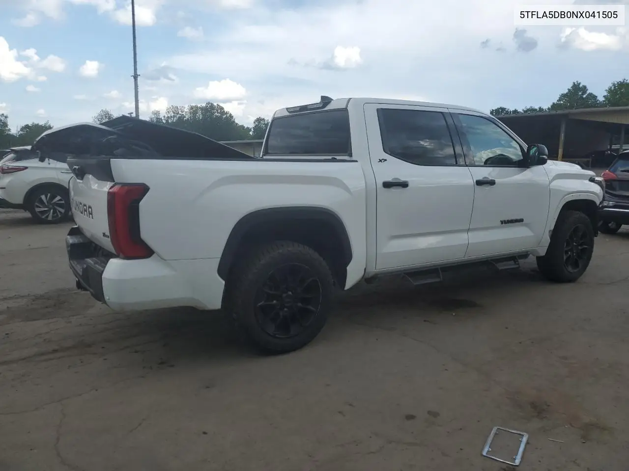 2022 Toyota Tundra Crewmax Sr VIN: 5TFLA5DB0NX041505 Lot: 62826275