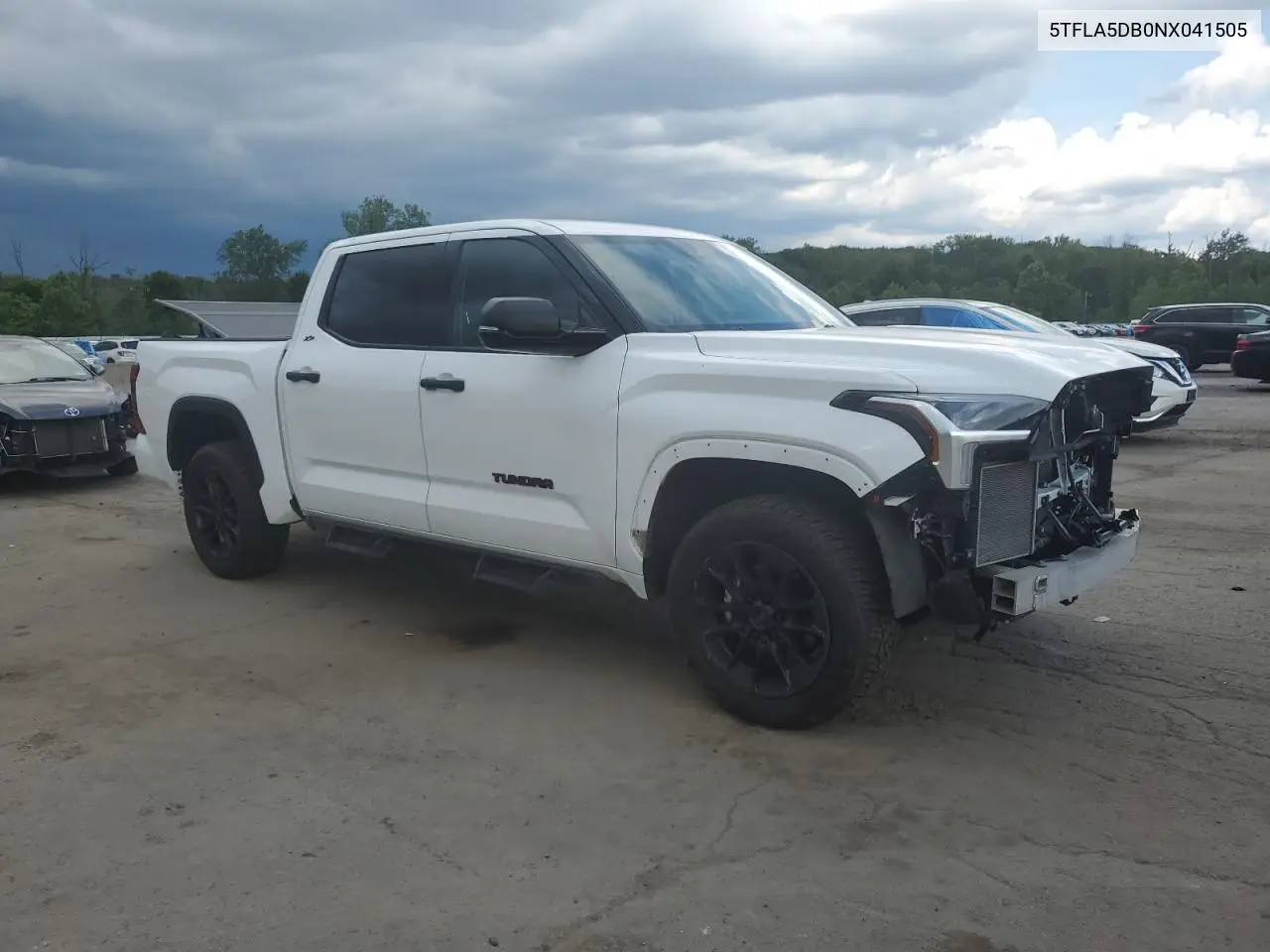 2022 Toyota Tundra Crewmax Sr VIN: 5TFLA5DB0NX041505 Lot: 62826275