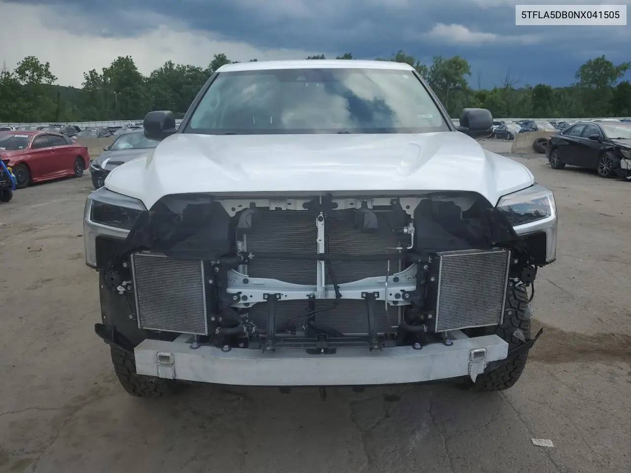 2022 Toyota Tundra Crewmax Sr VIN: 5TFLA5DB0NX041505 Lot: 62826275