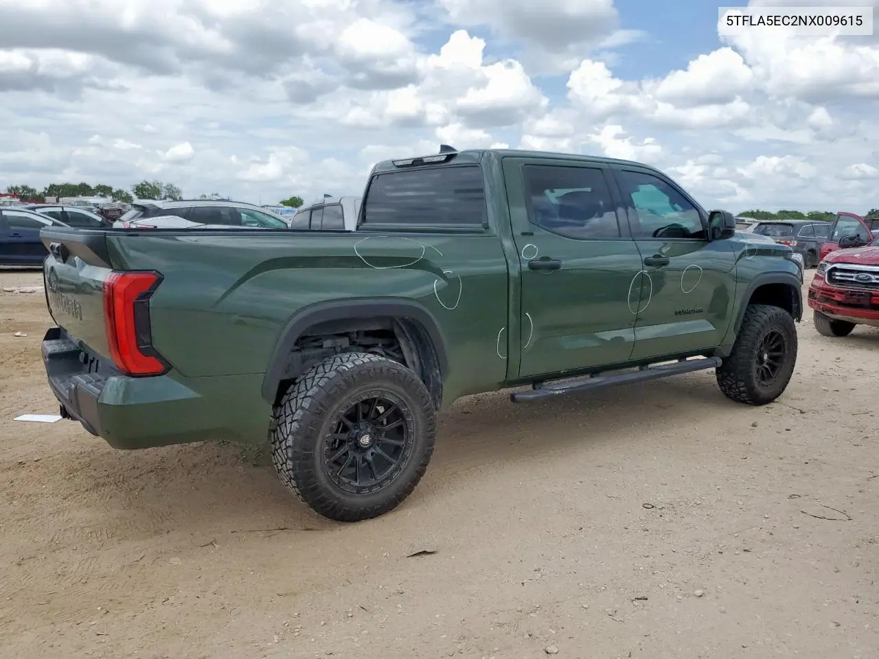 2022 Toyota Tundra Crewmax Sr5 VIN: 5TFLA5EC2NX009615 Lot: 63028075
