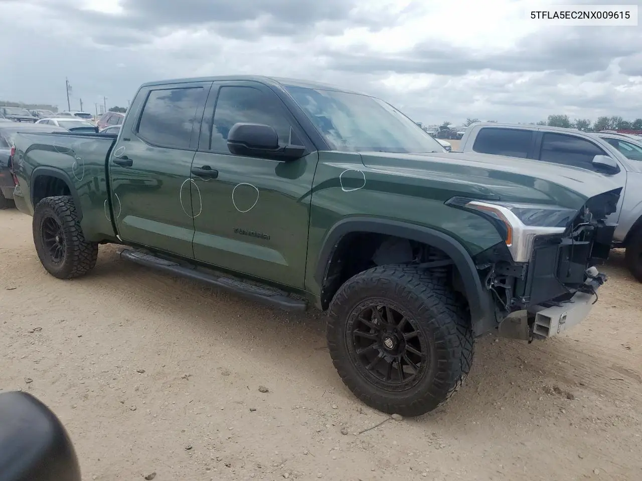 2022 Toyota Tundra Crewmax Sr5 VIN: 5TFLA5EC2NX009615 Lot: 63028075