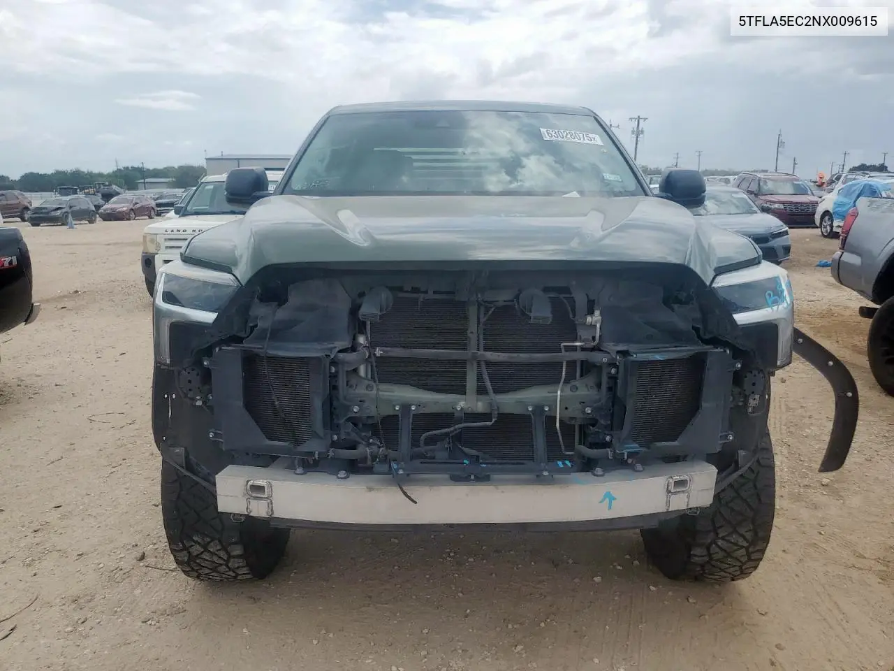 2022 Toyota Tundra Crewmax Sr5 VIN: 5TFLA5EC2NX009615 Lot: 63028075