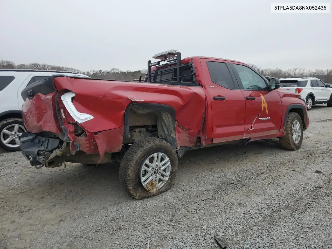 2022 Toyota Tundra Double Cab Sr VIN: 5TFLA5DA8NX052436 Lot: 88202075