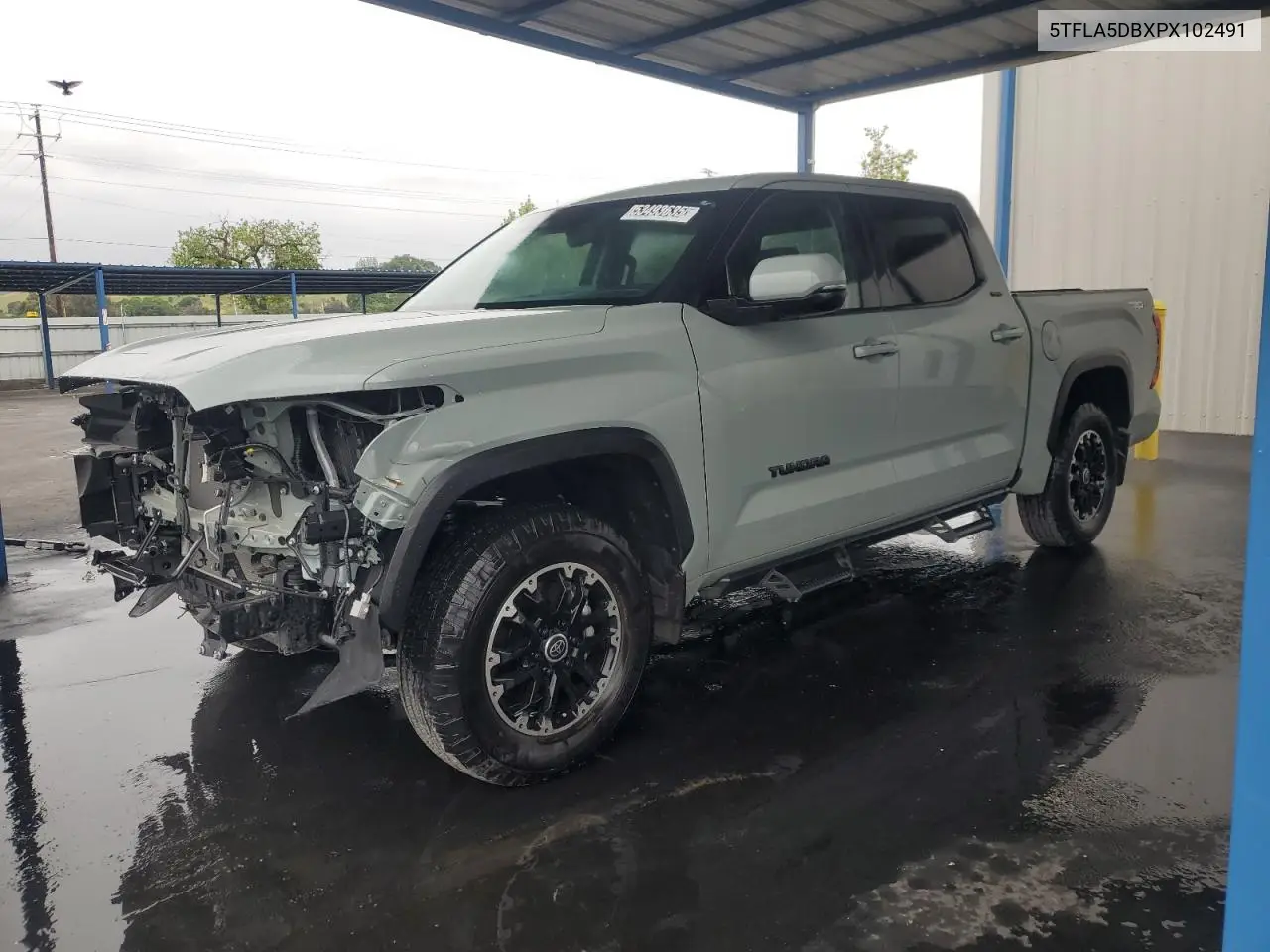 2023 Toyota Tundra Crewmax Sr VIN: 5TFLA5DBXPX102491 Lot: 53493635