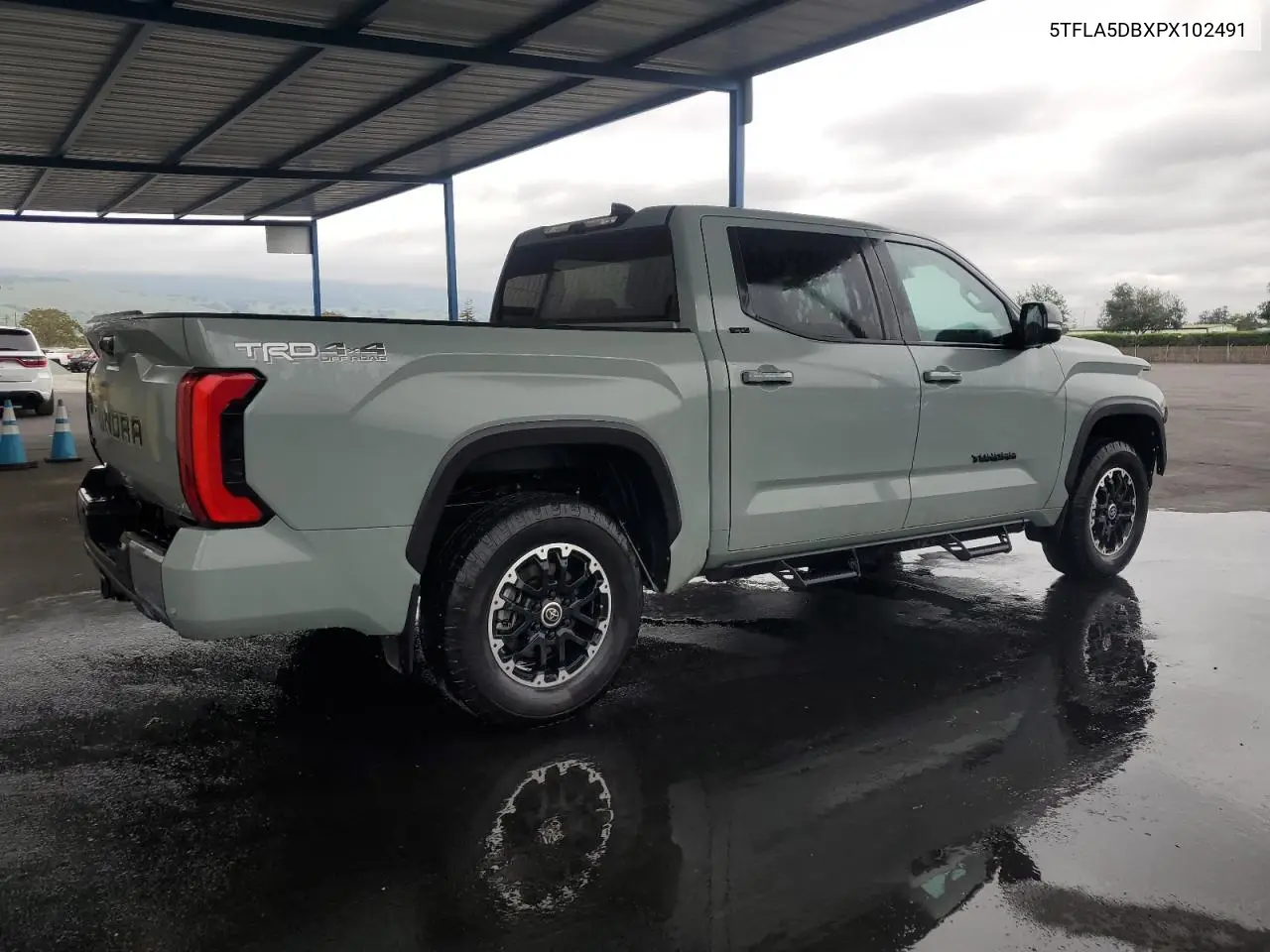 2023 Toyota Tundra Crewmax Sr VIN: 5TFLA5DBXPX102491 Lot: 53493635