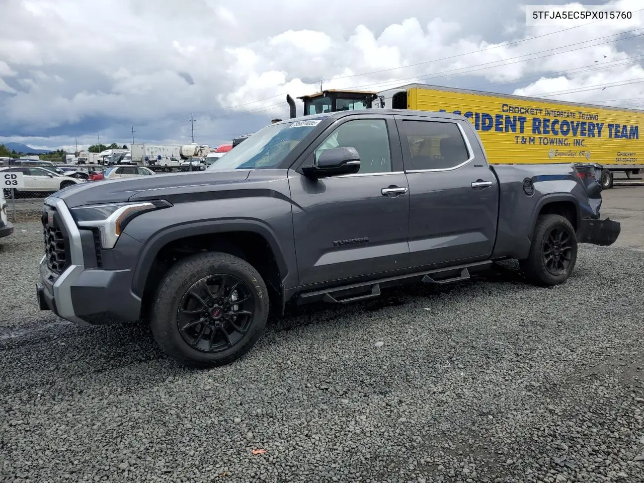2023 Toyota Tundra Crewmax Limited VIN: 5TFJA5EC5PX015760 Lot: 56024005