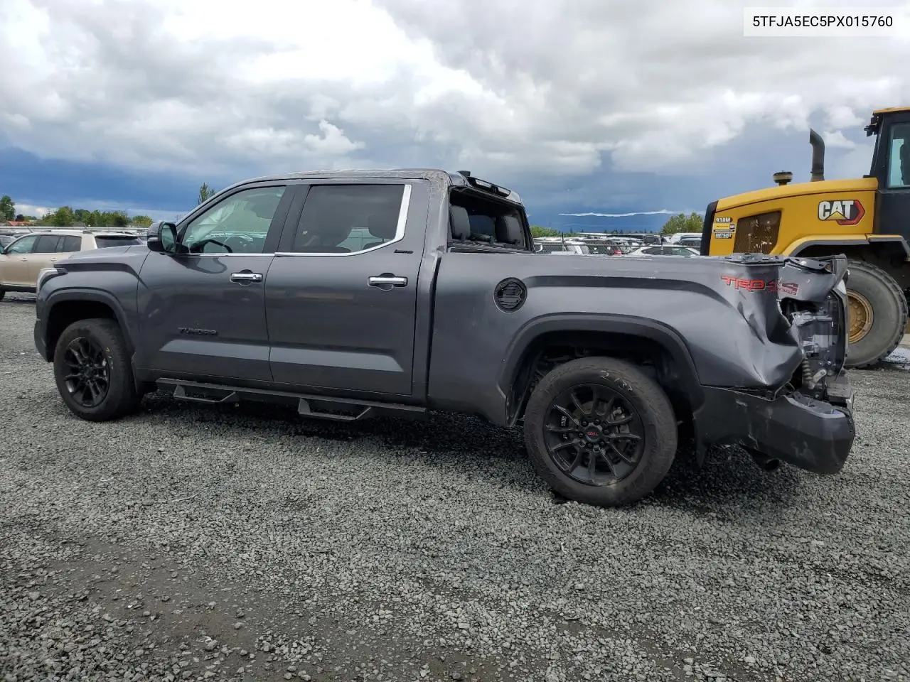 2023 Toyota Tundra Crewmax Limited VIN: 5TFJA5EC5PX015760 Lot: 56024005
