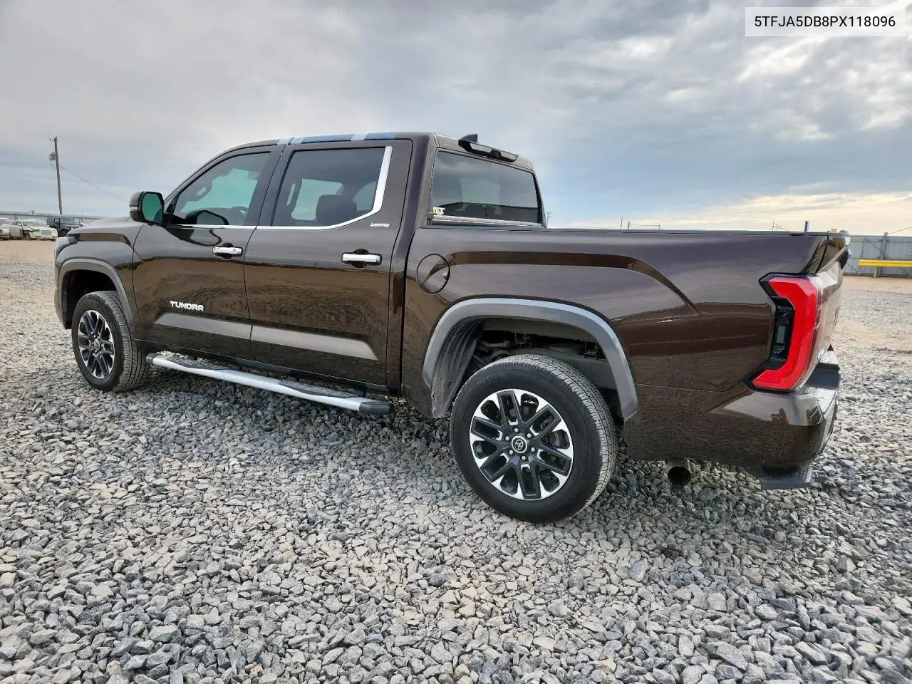 2023 Toyota Tundra Crewmax Limited VIN: 5TFJA5DB8PX118096 Lot: 62239305