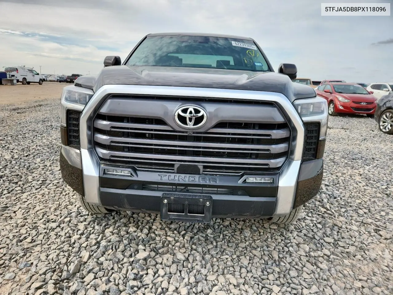 2023 Toyota Tundra Crewmax Limited VIN: 5TFJA5DB8PX118096 Lot: 62239305